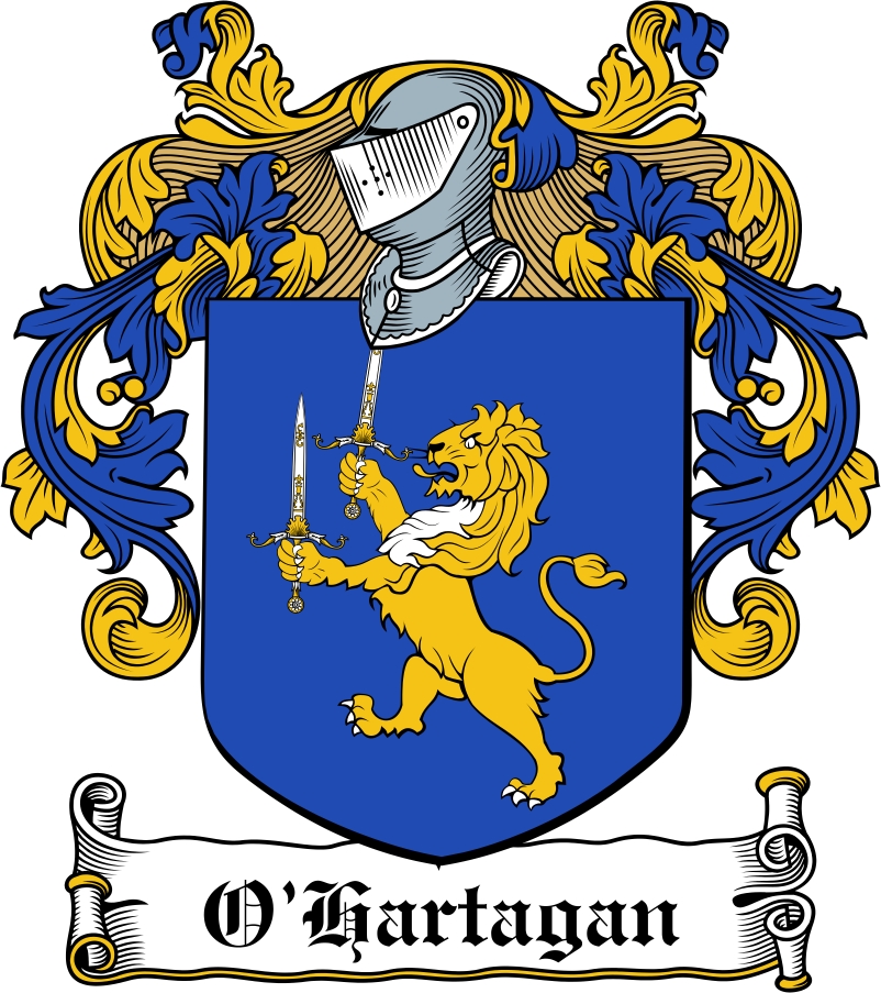 Thumbnail O‘Hartagan Family Crest / Irish Coat of Arms Image Download