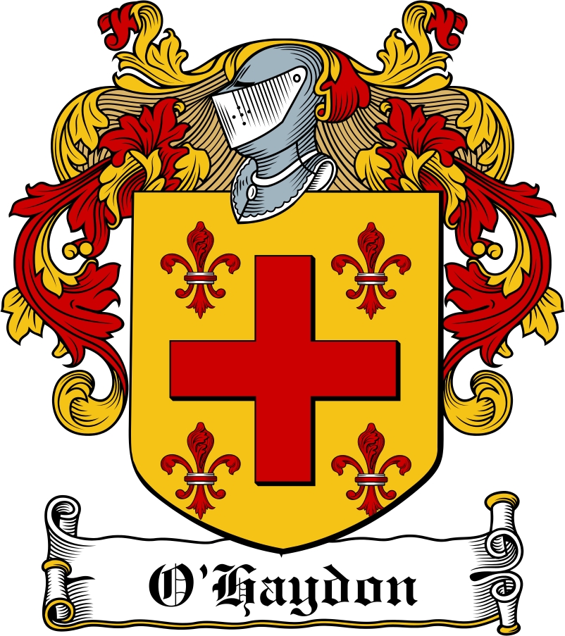 Thumbnail O‘Haydon Family Crest / Irish Coat of Arms Image Download