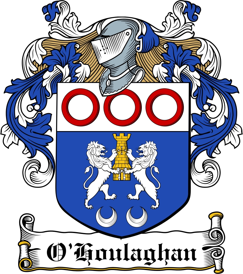 Thumbnail O‘Houlaghan Family Crest / Irish Coat of Arms Image Download
