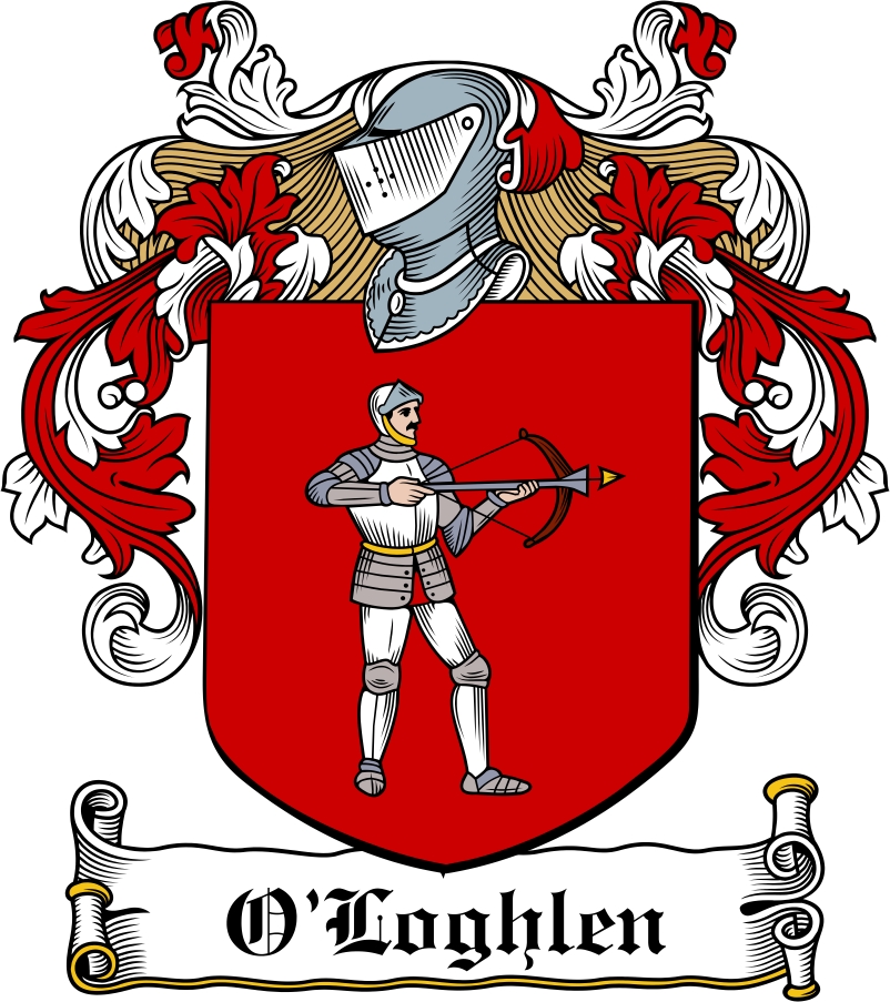 Thumbnail O‘Loghlen Family Crest / Irish Coat of Arms Image Download
