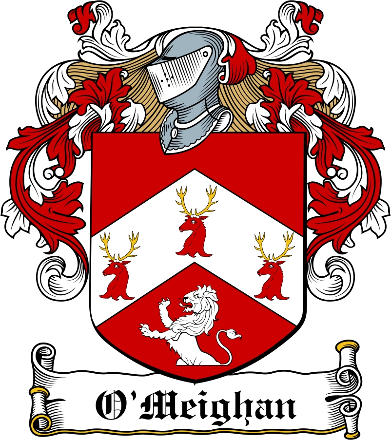 Thumbnail O‘Meighan Family Crest / Irish Coat of Arms Image Download