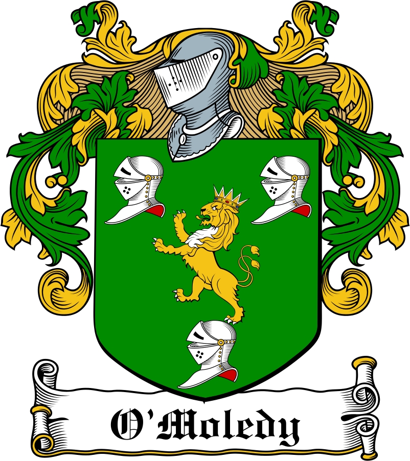 Thumbnail O‘Moledy Family Crest / Irish Coat of Arms Image Download
