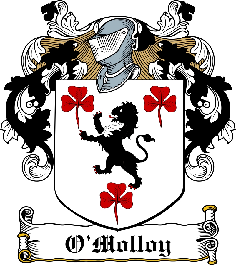 Thumbnail O‘Molloy Family Crest / Irish Coat of Arms Image Download