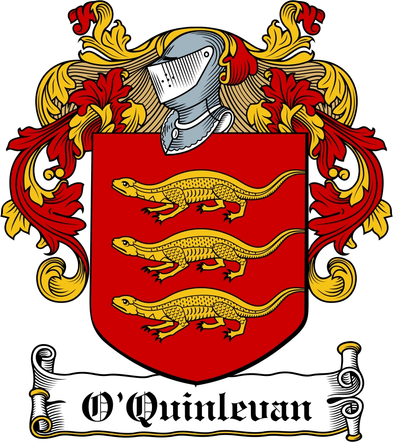 Thumbnail O‘Quinlevan Family Crest / Irish Coat of Arms Image Download