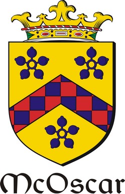 Thumbnail Oscar-Mc Family Crest / Irish Coat of Arms Image Download