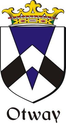 Thumbnail Otway Family Crest / Irish Coat of Arms Image Download