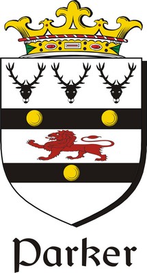 Thumbnail Parker Family Crest / Irish Coat of Arms Image Download
