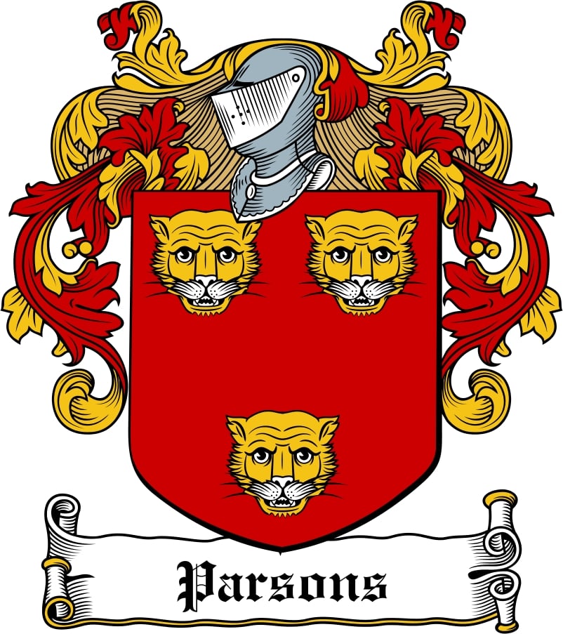 Thumbnail Parsons Family Crest / Irish Coat of Arms Image Download