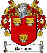 Thumbnail Parsons Family Crest / Irish Coat of Arms Image Download