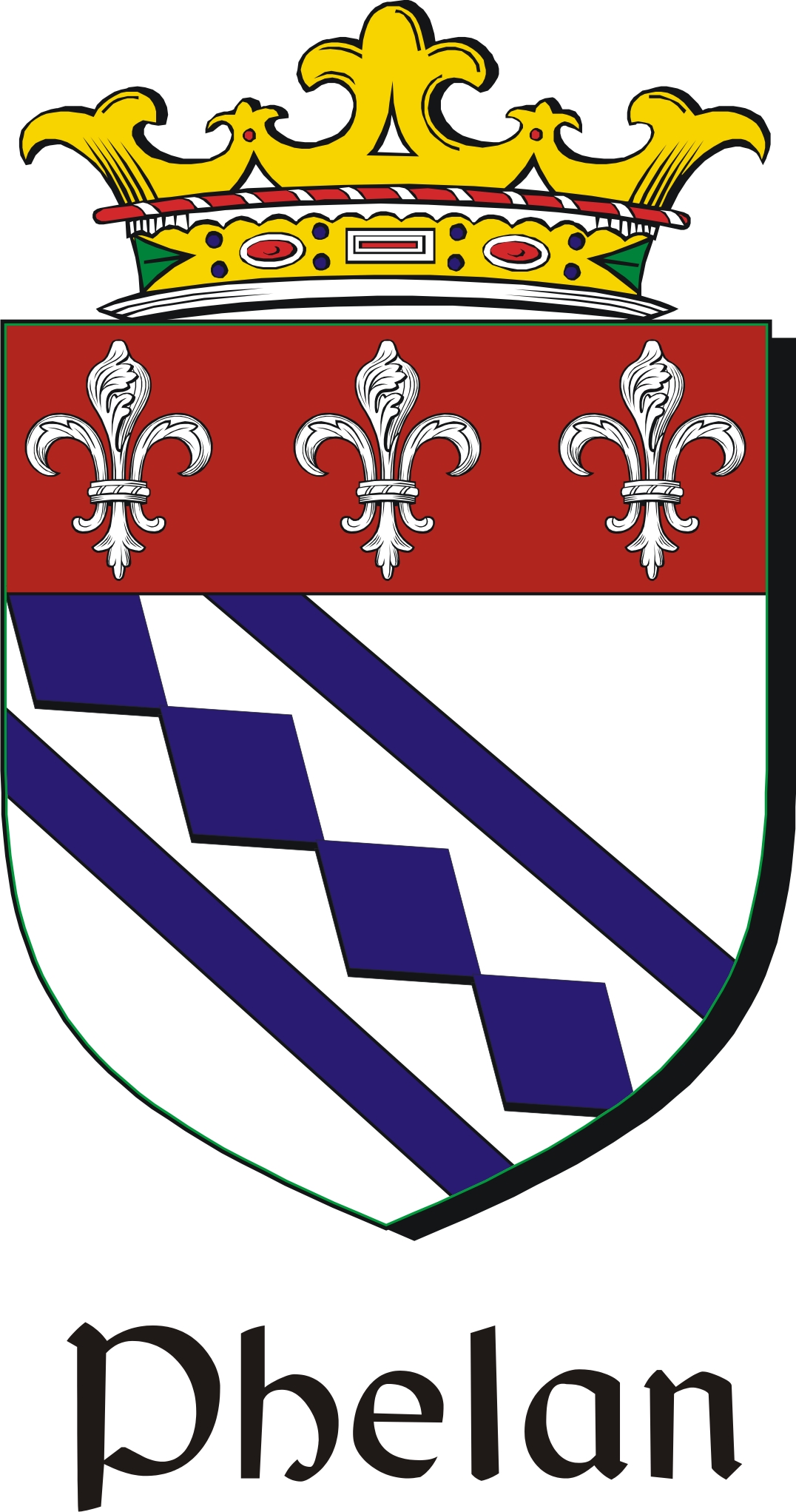 Thumbnail Phelan Family Crest / Irish Coat of Arms Image Download Thumbnail Phelan Family Crest / Irish Coat of Arms Image Download