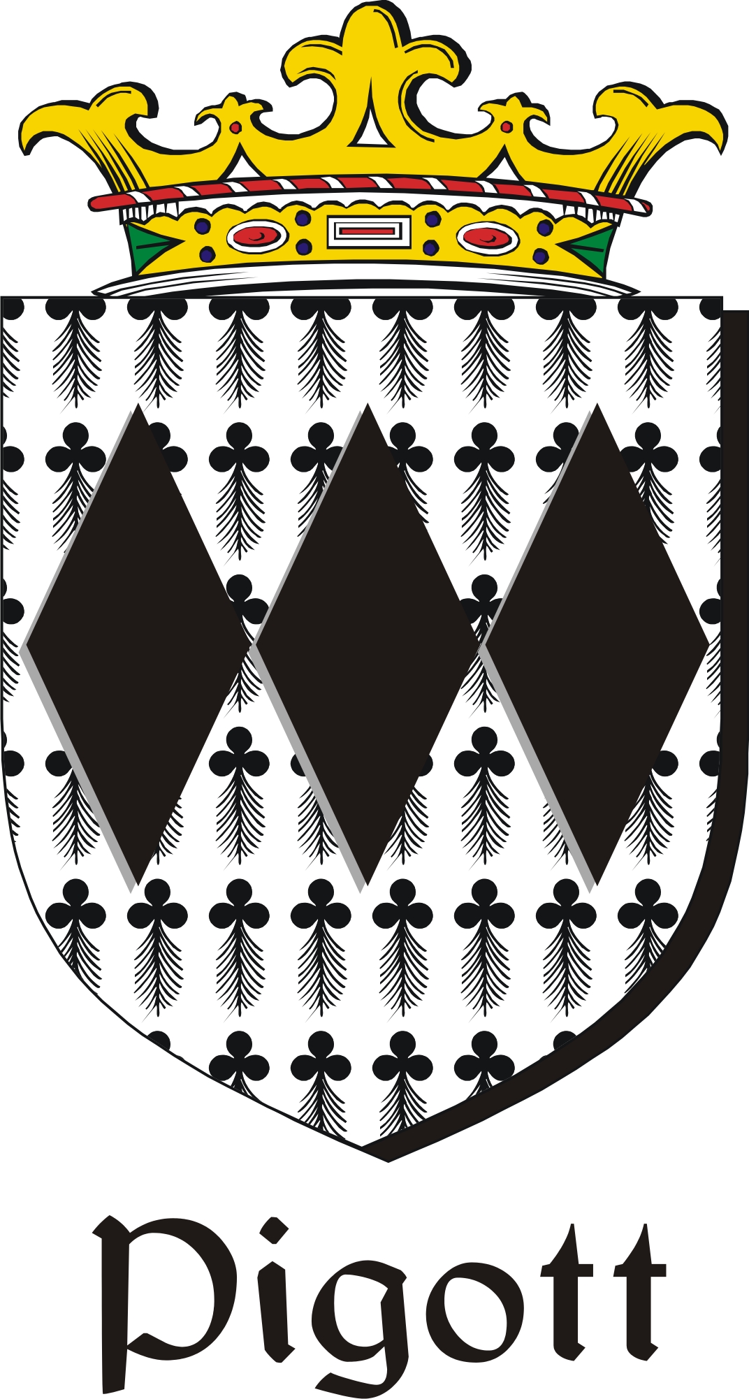 Thumbnail Pigott Family Crest / Irish Coat of Arms Image Download Thumbnail Pigott Family Crest / Irish Coat of Arms Image Download