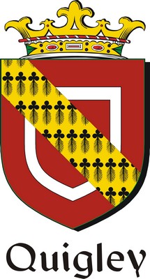 Thumbnail Quigley Family Crest / Irish Coat of Arms Image Download