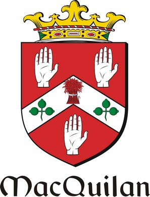 Thumbnail Quillan-Mac Family Crest / Irish Coat of Arms Image Download