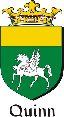 Thumbnail Quinn Family Crest / Irish Coat of Arms Image Download
