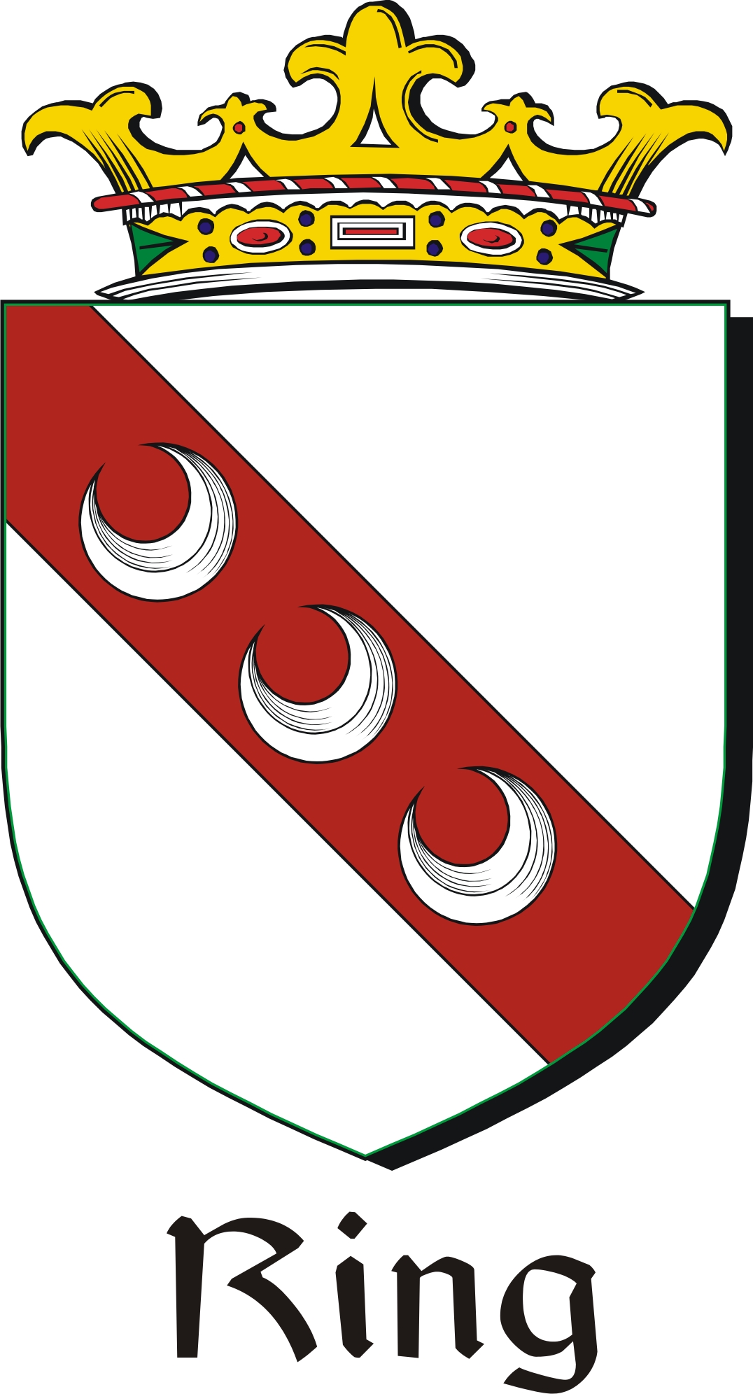 Thumbnail Ring Family Crest / Irish Coat of Arms Image Download