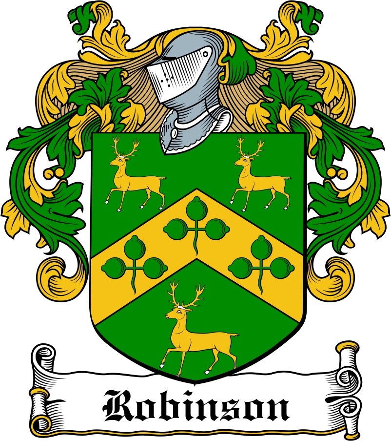Thumbnail Robinson Family Crest / Irish Coat of Arms Image Download