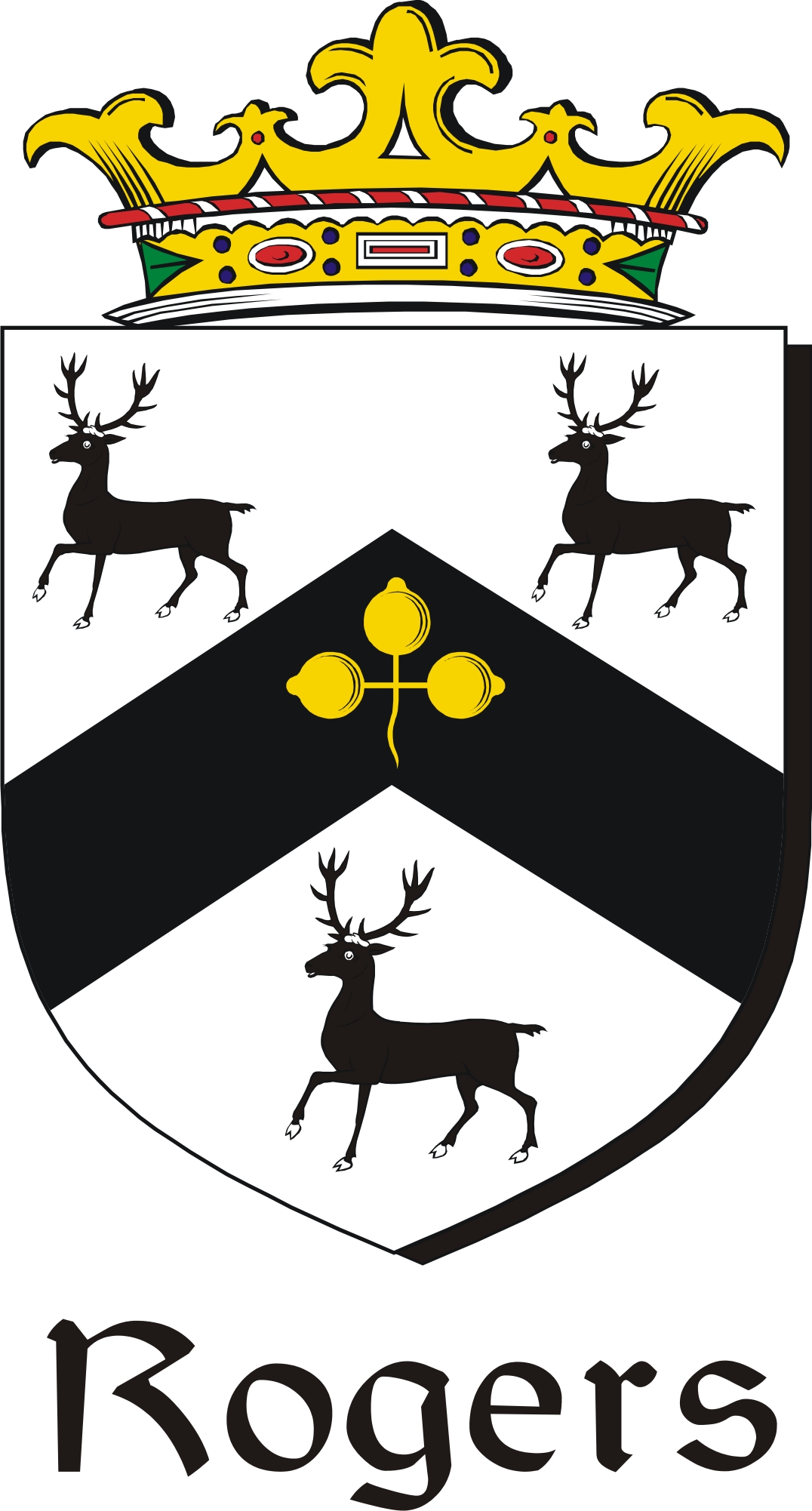 Thumbnail Rogers Family Crest / Irish Coat of Arms Image Download