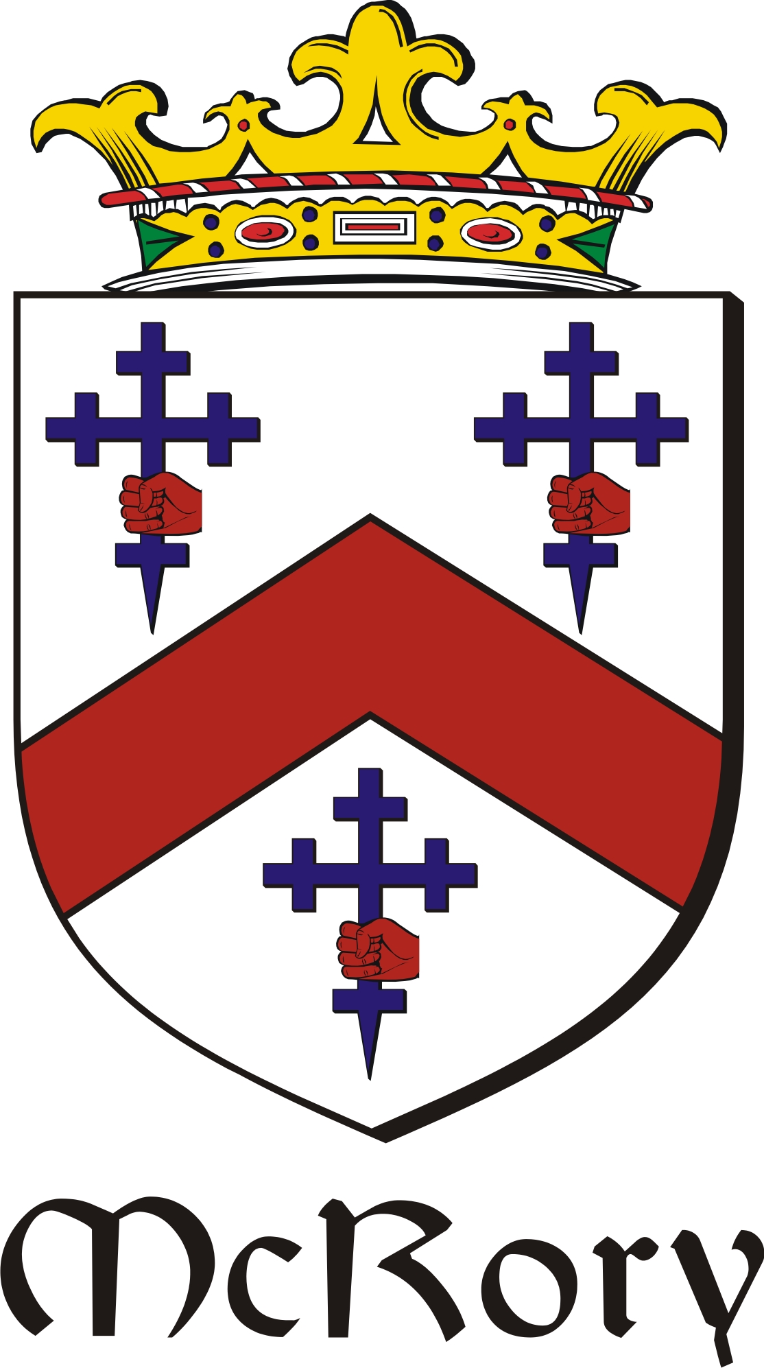 Thumbnail Rory-Mc Family Crest / Irish Coat of Arms Image Download