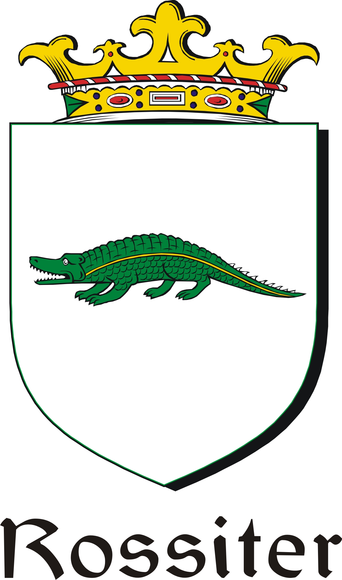 Thumbnail Rossiter Family Crest / Irish Coat of Arms Image Download