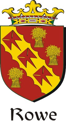 Thumbnail Rowe Family Crest / Irish Coat of Arms Image Download
