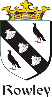 Thumbnail Rowley Family Crest / Irish Coat of Arms Image Download