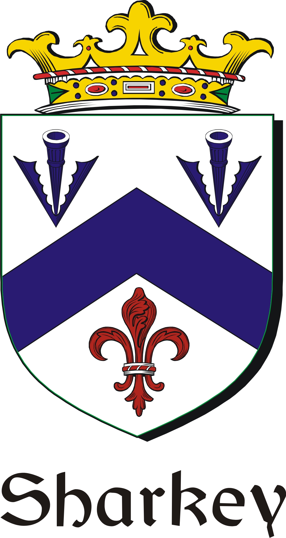 Thumbnail Sharkey Family Crest / Irish Coat of Arms Image Download Thumbnail Sharkey Family Crest / Irish Coat of Arms Image Download