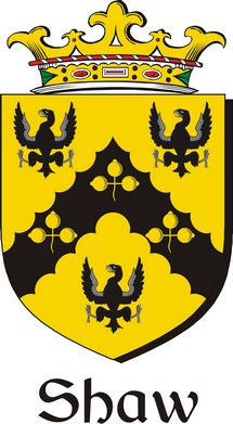 Thumbnail Shaw Family Crest / Irish Coat of Arms Image Download