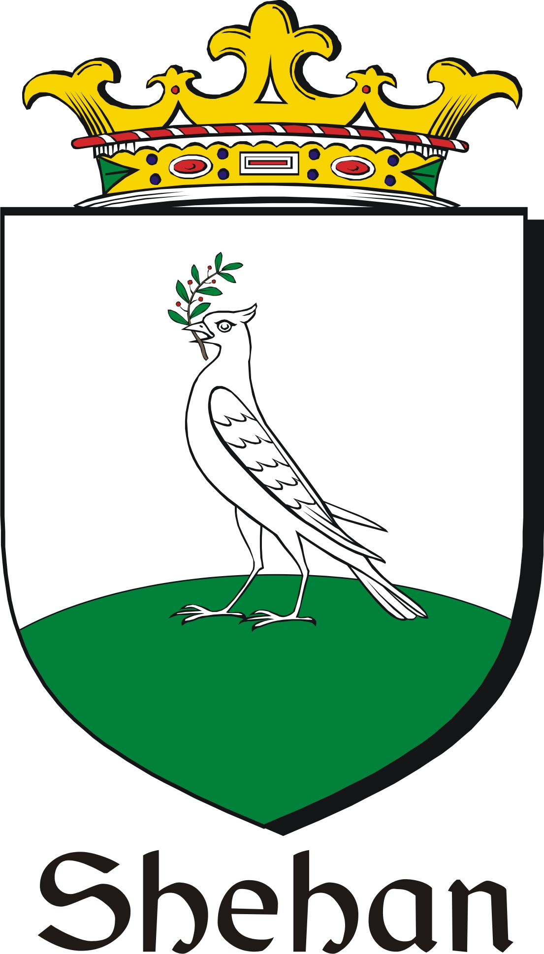 Thumbnail Shehan Family Crest / Irish Coat of Arms Image Download