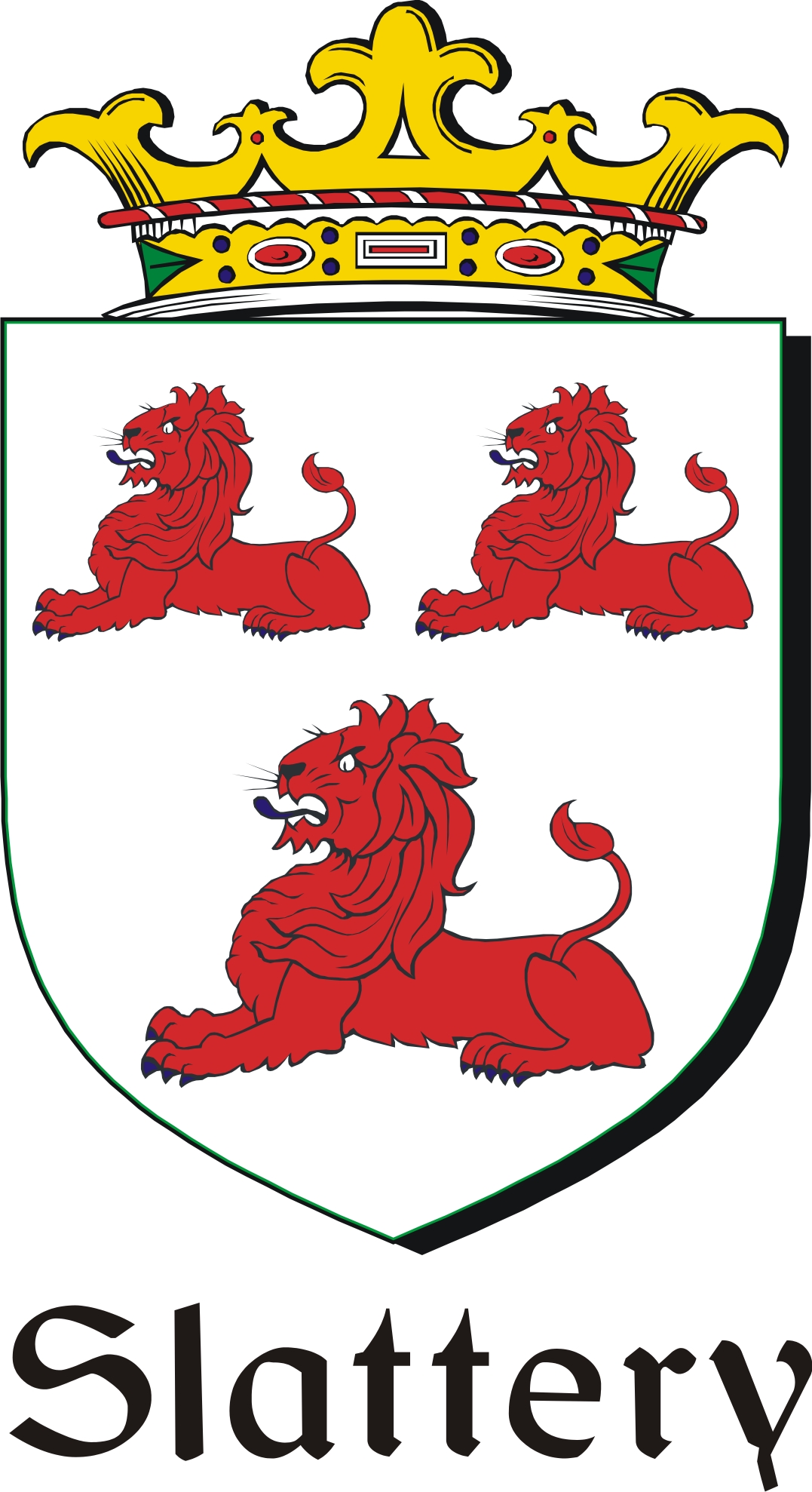 Thumbnail Slattery Family Crest / Irish Coat of Arms Image Download Thumbnail Slattery Family Crest / Irish Coat of Arms Image Download