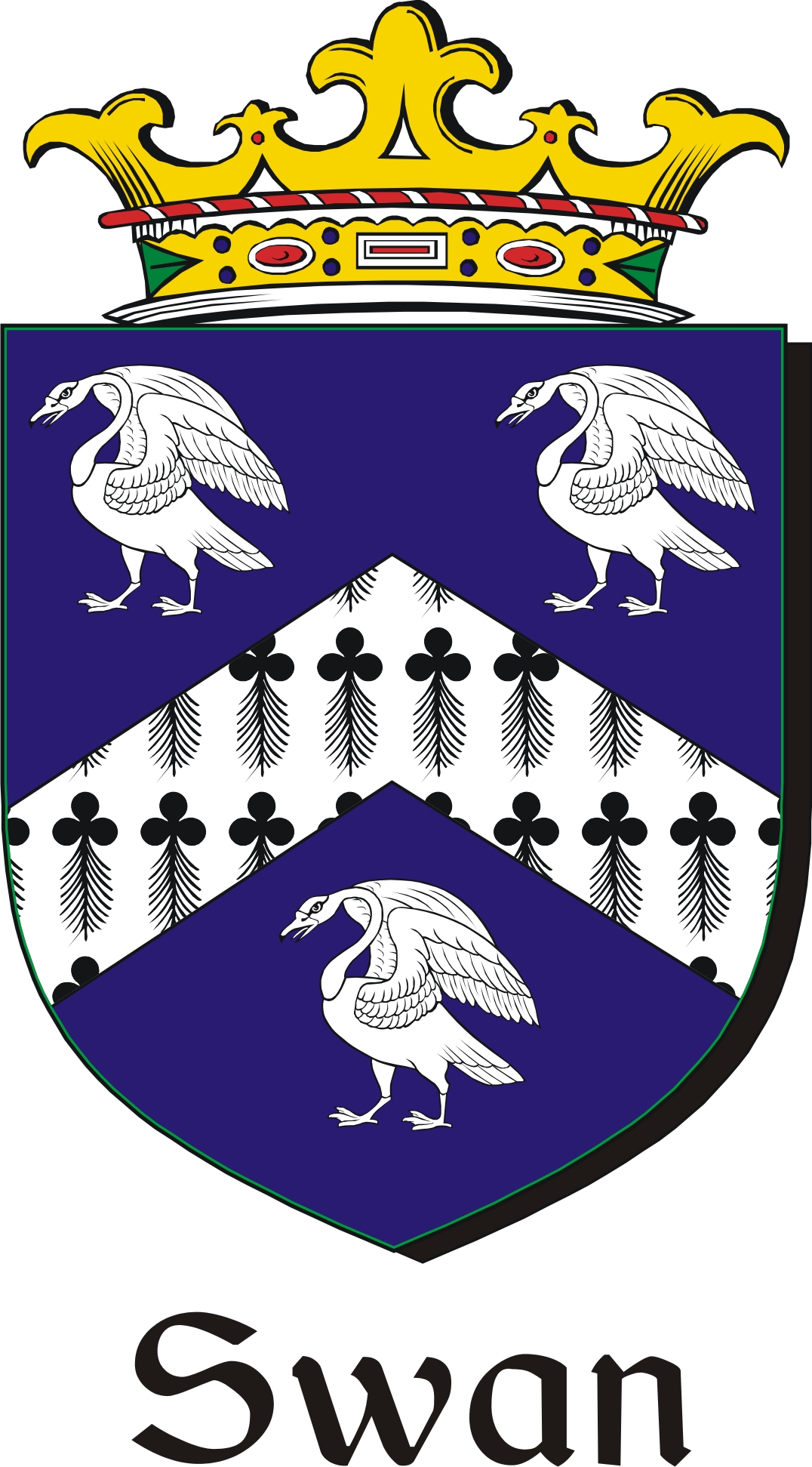 Thumbnail Swan Family Crest / Irish Coat of Arms Image Download Thumbnail Swan Family Crest / Irish Coat of Arms Image Download