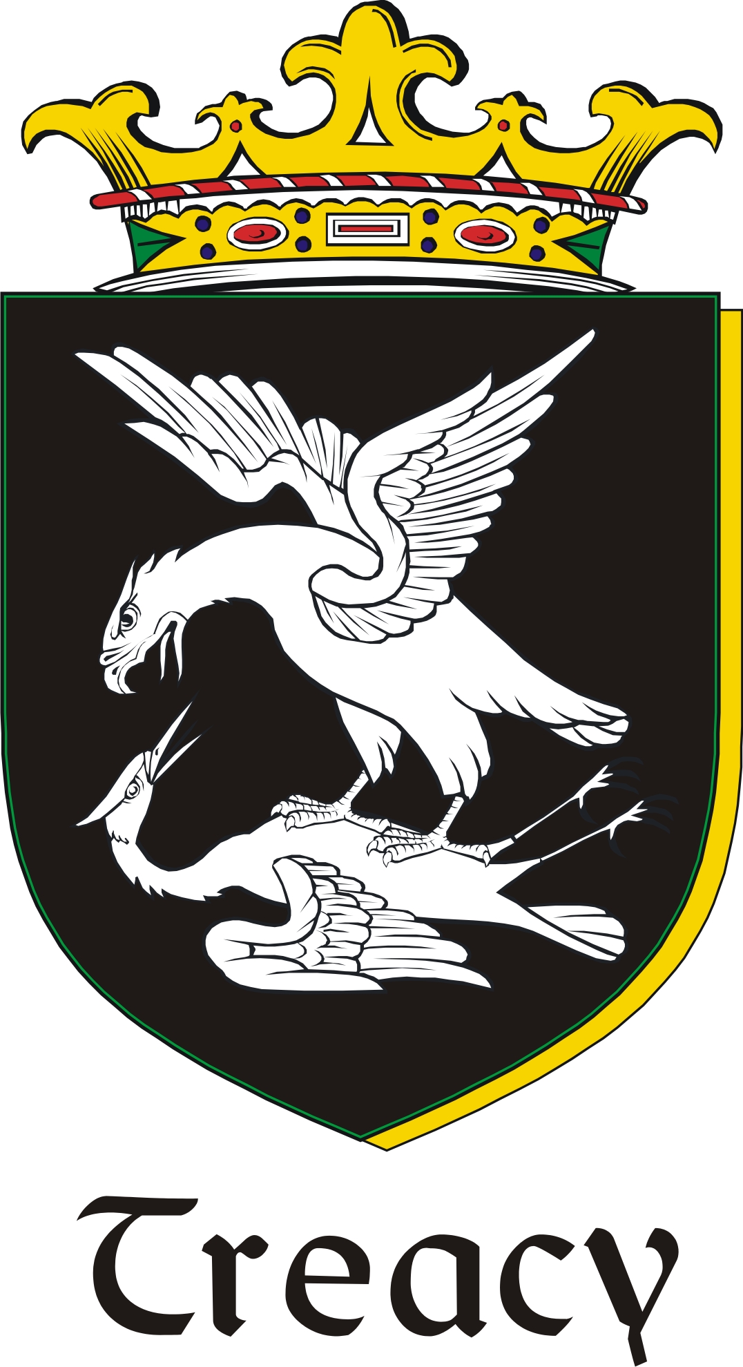 Thumbnail Treacy Family Crest / Irish Coat of Arms Image Download