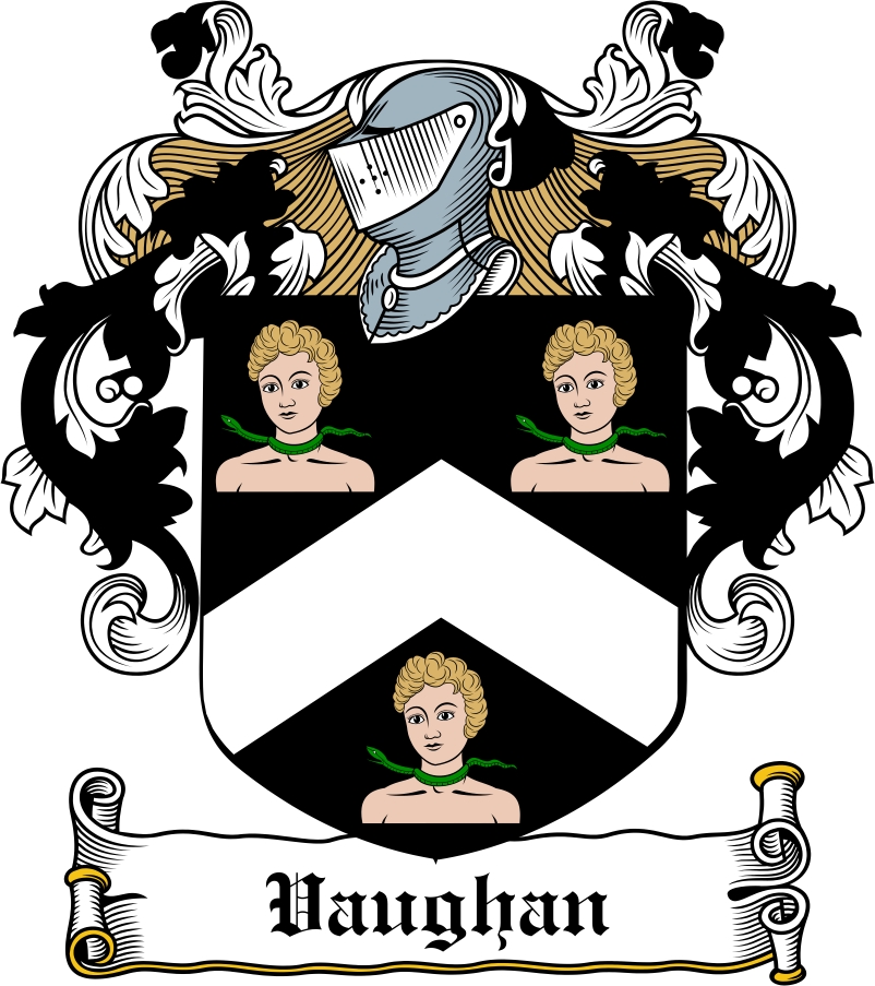 Thumbnail Vaughan Family Crest / Irish Coat of Arms Image Download