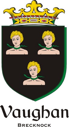 Thumbnail Vaughan2 Family Crest / Irish Coat of Arms Image Download
