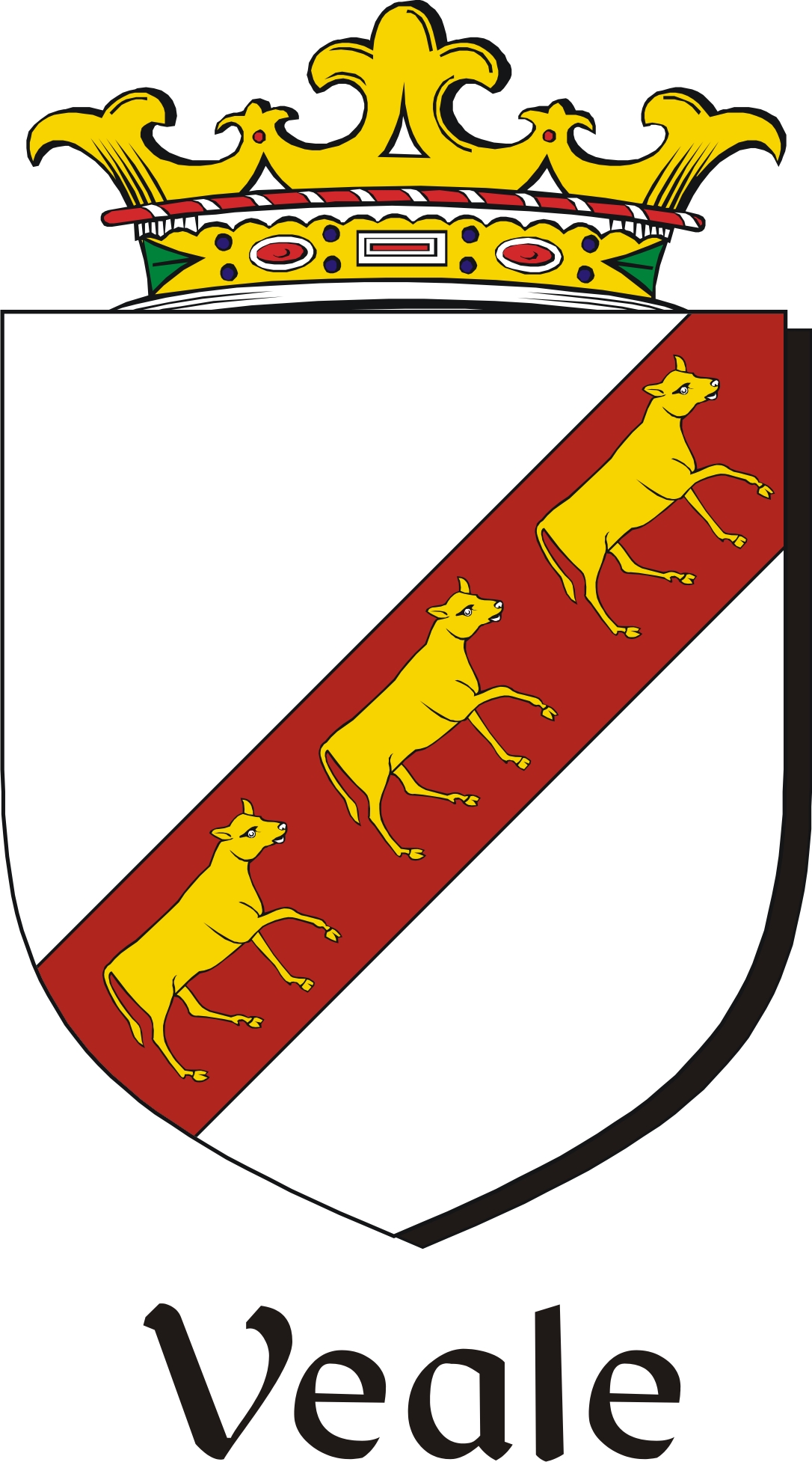 Thumbnail Veale Family Crest / Irish Coat of Arms Image Download