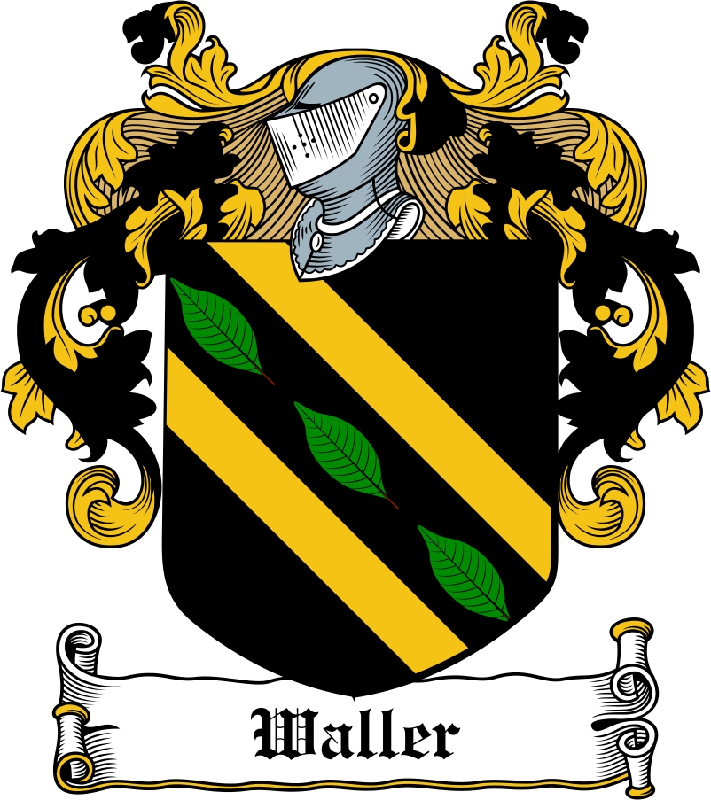 Thumbnail Waller Family Crest / Irish Coat of Arms Image Download