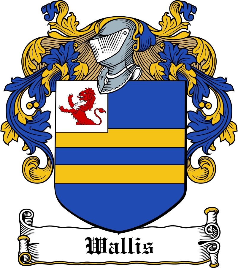 Thumbnail Wallis Family Crest / Irish Coat of Arms Image Download