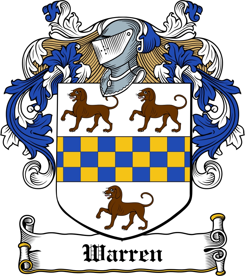 Thumbnail Warren Family Crest / Irish Coat of Arms Image Download