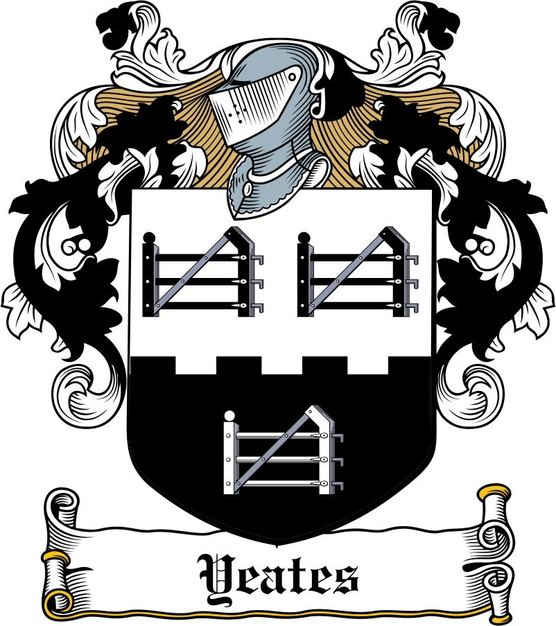 Thumbnail Yeates Family Crest / Irish Coat of Arms Image Download