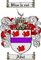 Thumbnail Abel Family Crest  Abel Coat of Arms