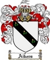 Thumbnail Aikers Family Crest  Aikers Coat of Arms