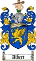 Thumbnail Albert Family Crest  Albert Coat of Arms