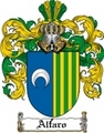 Thumbnail Alfaro Family Crest  Alfaro Coat of Arms