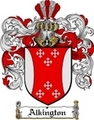Thumbnail Alkington Family Crest  Alkington Coat of Arms