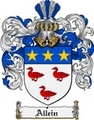 Thumbnail Allein Family Crest  Allein Coat of Arms