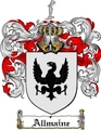 Thumbnail Allmaine Family Crest  Allmaine Coat of Arms