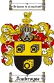Thumbnail Ambroyse Family Crest  Ambroyse Coat of Arms