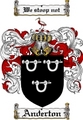 Thumbnail Anderton Family Crest Anderton Coat of Arms Digital Download