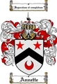 Thumbnail Annette Family Crest  Annette Coat of Arms