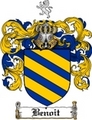 Thumbnail Benoit Family Crest  Benoit Coat of Arms