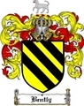 Thumbnail Bently Family Crest  Bently Coat of Arms